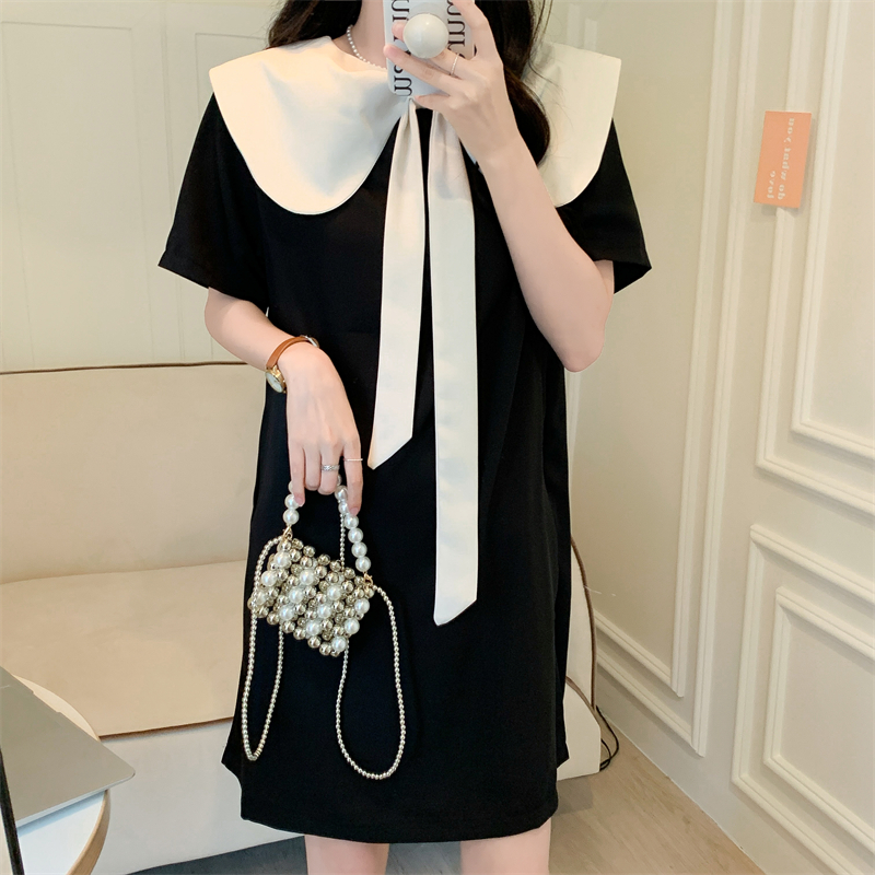 Summer doll collar Korean style wear slim jumpsuit