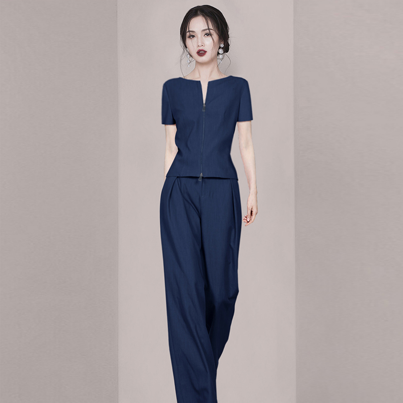 Elegant fashion casual pants 2pcs set for women