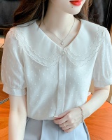 France style temperament small shirt refreshing tops