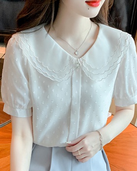 France style temperament small shirt refreshing tops