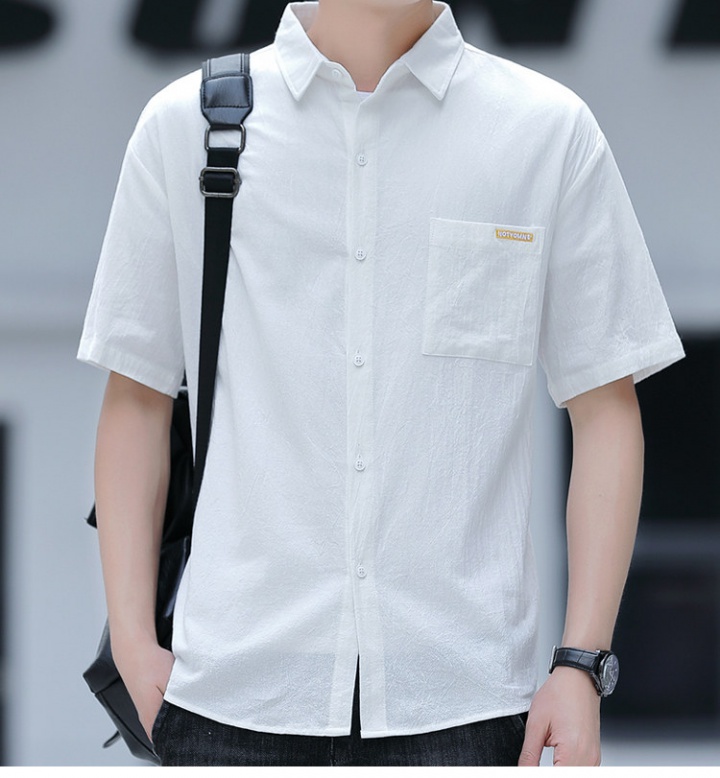 Casual fashion summer loose Korean style shirt for men
