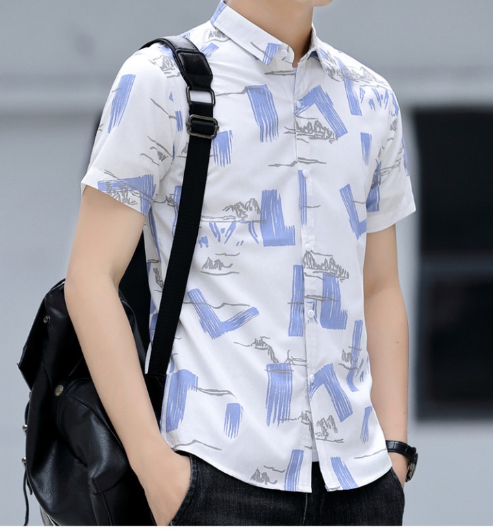 Fashion Casual Korean style short sleeve shirt for men