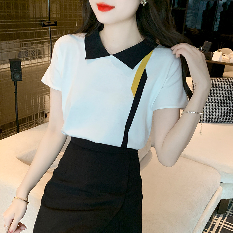 Casual business suit Korean style shirt for women