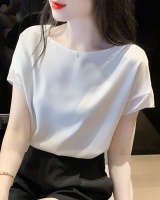 Summer fashion splice tops thin chiffon small shirt for women
