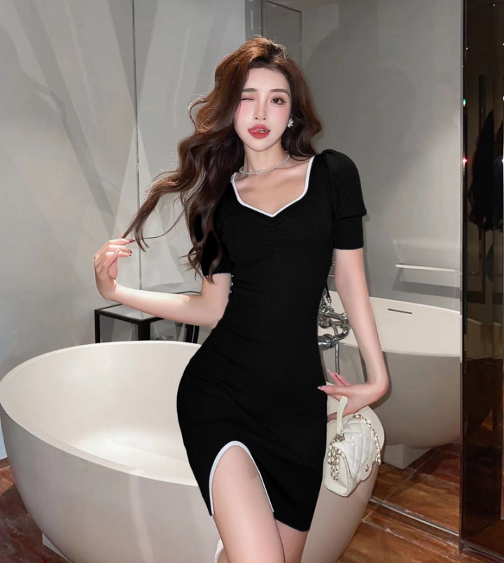 Night show tight clavicle package hip sexy dress for women