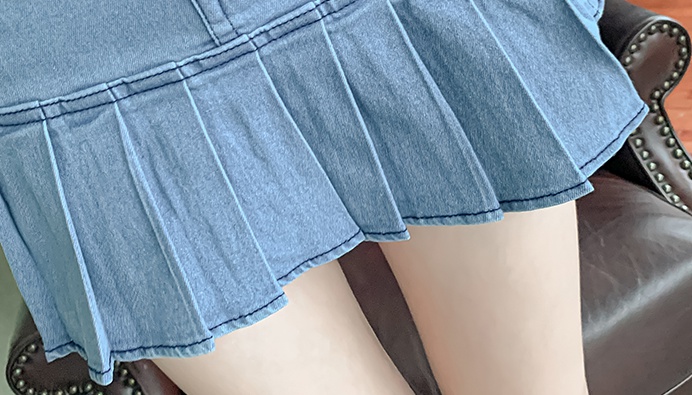 Sexy strapless tops pleated summer short skirt 2pcs set