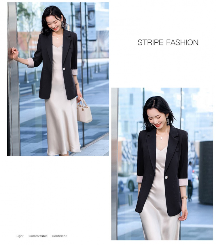 Short sleeve Korean style coat for women