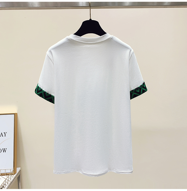 Short sleeve tops pure cotton T-shirt for women