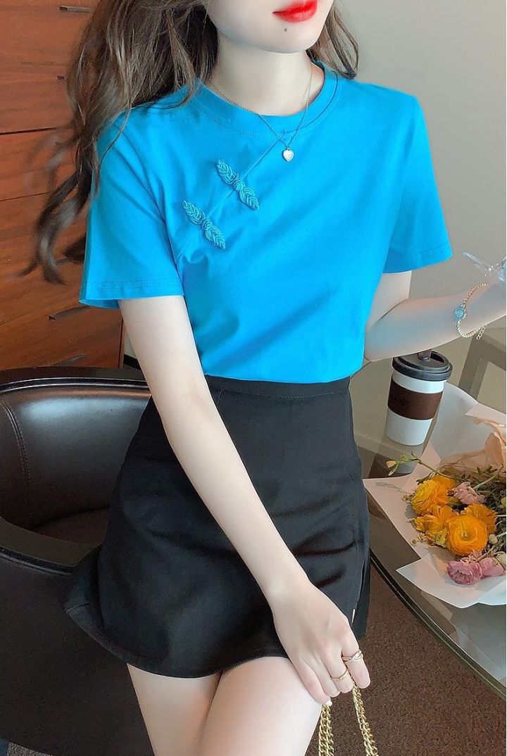 Short sleeve T-shirt summer cheongsam for women