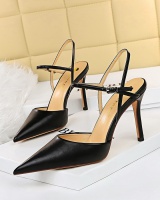 Simple summer stilettos retro high-heeled shoes