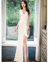 Mermaid white formal dress elegant evening dress for women