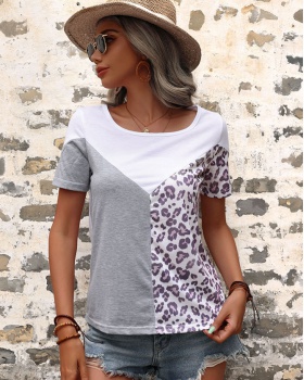 Summer Casual tops short sleeve fashion T-shirt