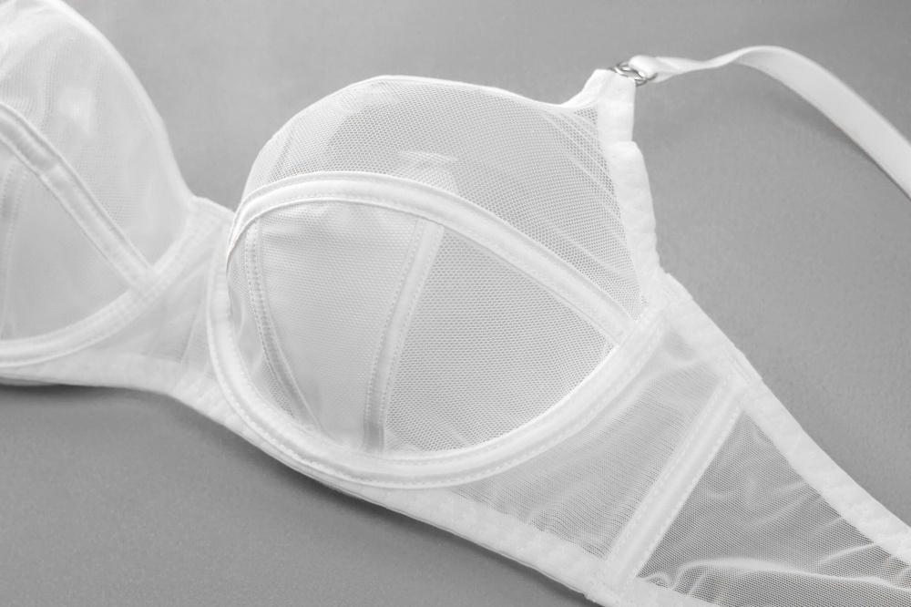 Thin summer big chest underwear sexy lace Bra a set