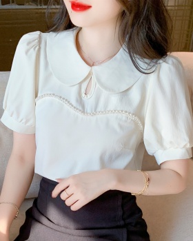 Sweet summer shirt short sleeve tops for women