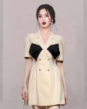 Double-breasted business suit fashion dress