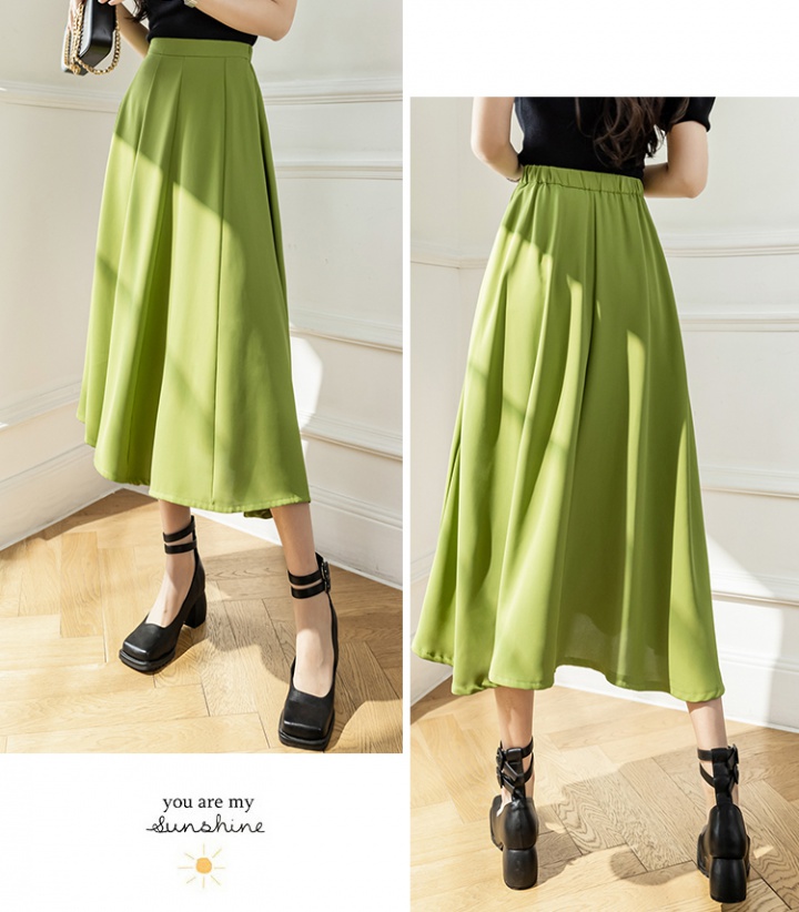 Long drape short skirt Korean style skirt for women