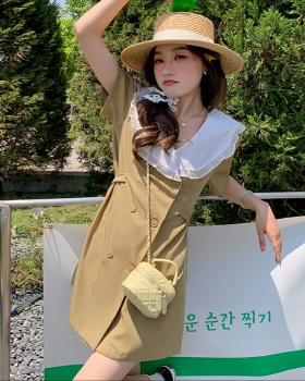 Korean style business suit dress for women