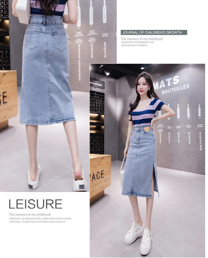 Split sexy long dress slim skirt for women