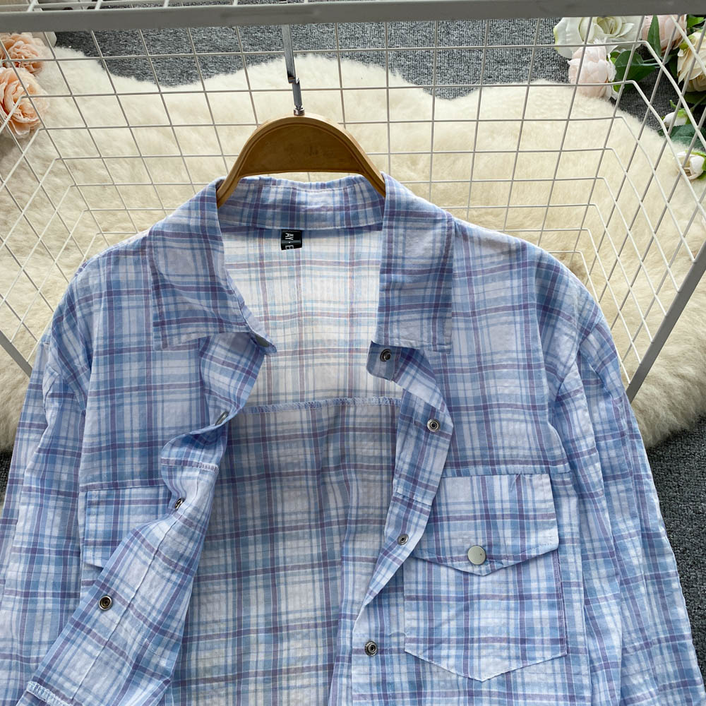 Sunscreen wrapped chest shirt fold skirt 3pcs set