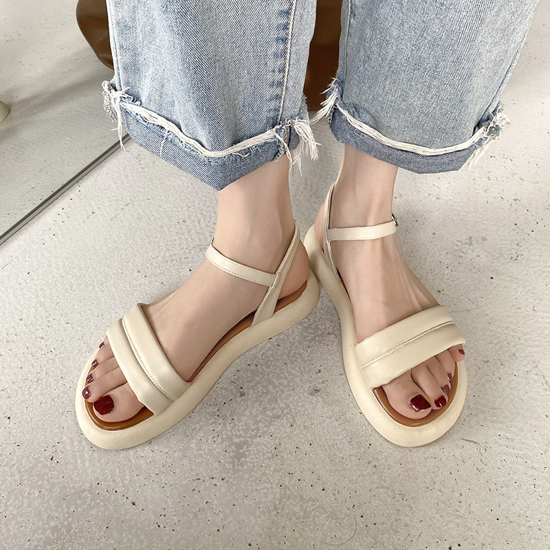 Fish mouth summer slippers student sandals for women