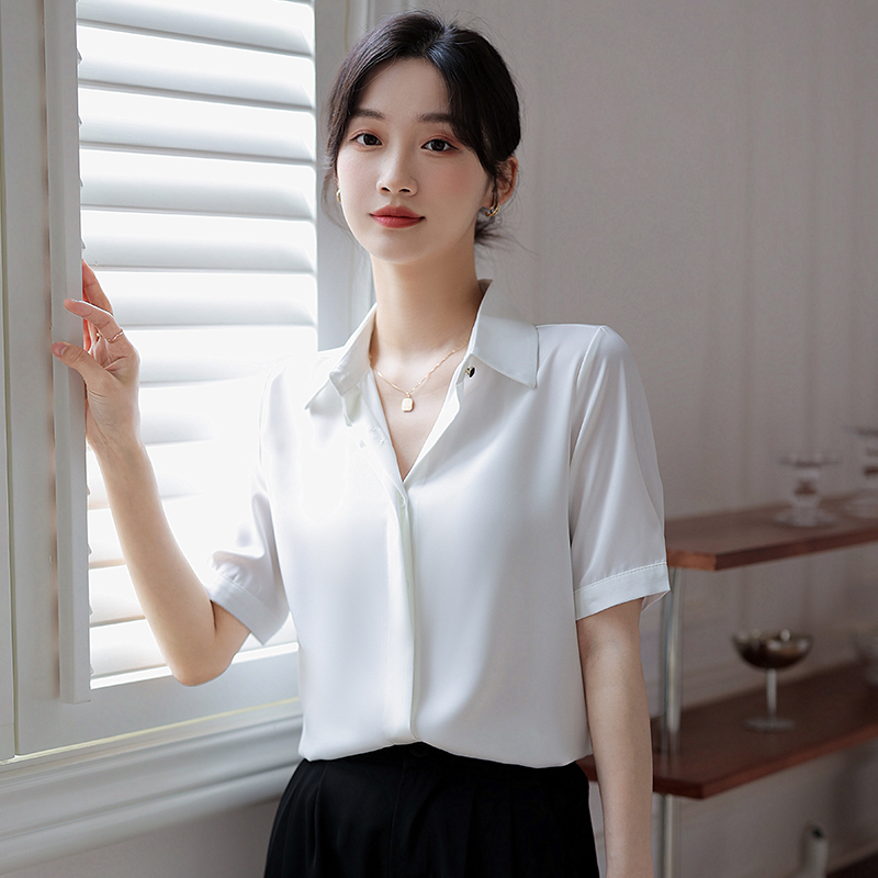Profession white tops temperament shirt for women