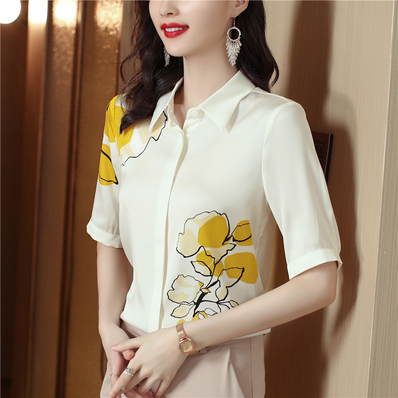 Fashion mixed colors Western style shirt for women