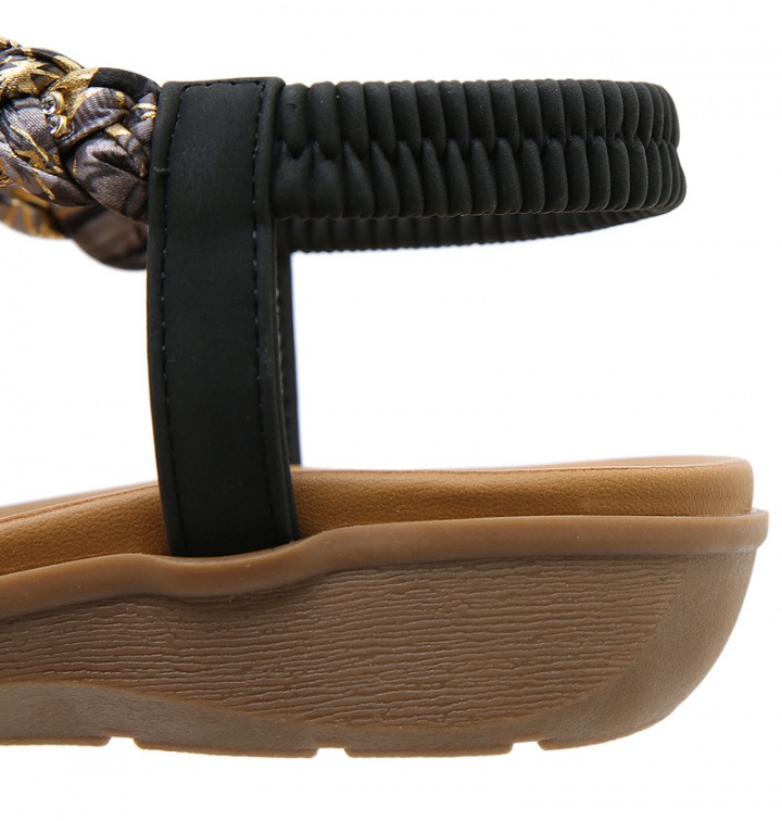 Elastic band slippers summer sandals for women