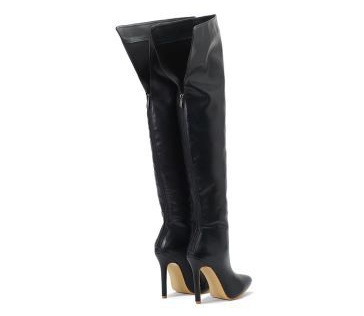 Pointed thigh boots autumn and winter stilettos for women