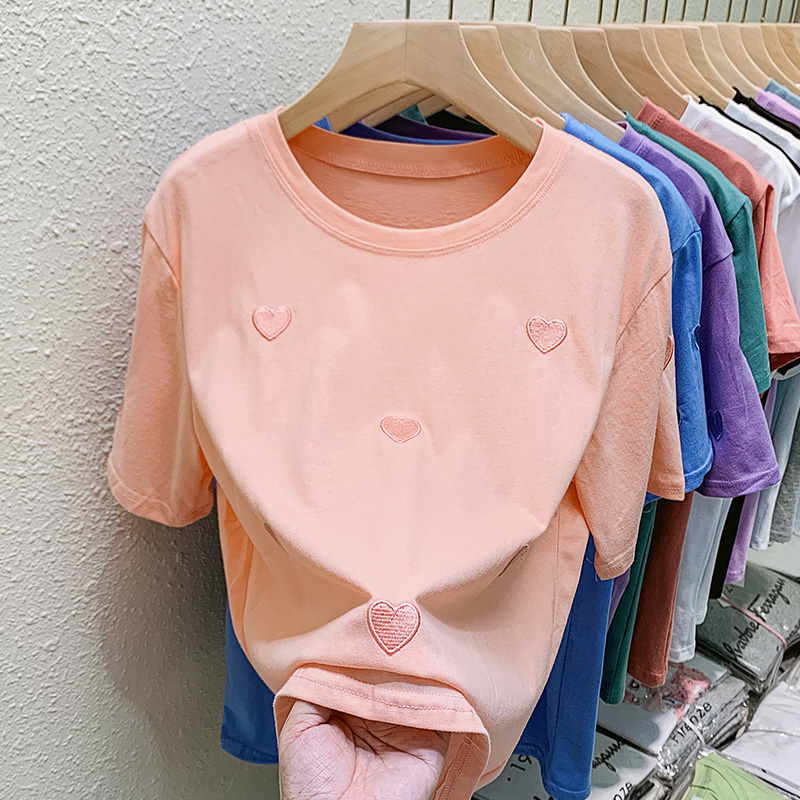 Short sleeve summer tops Korean style T-shirt