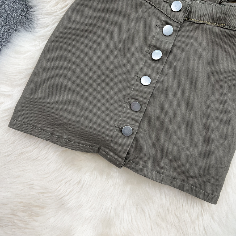 Hollow package hip skirt all-match slim short skirt