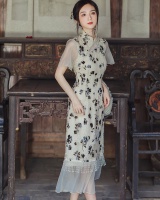 Spring high waist dress maiden pullover cheongsam