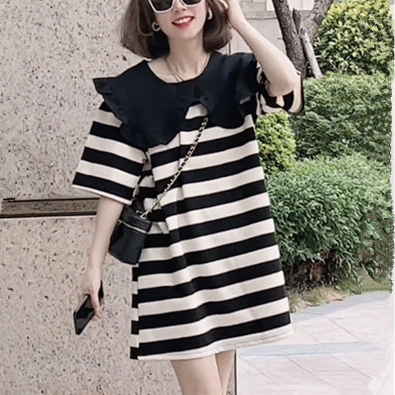 Loose fashion hoodie Casual summer dress for women