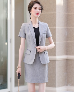 Slim skirt profession business suit 2pcs set for women