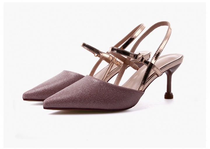 Cat fine-root formal dress pointed sandals for women