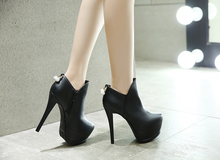 Catwalk high-heeled shoes autumn and winter martin boots