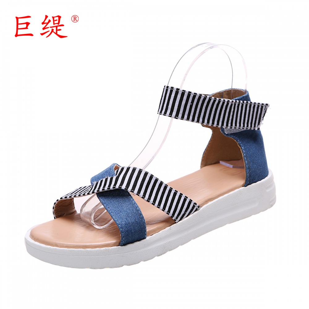Summer flat large yard rome sandals for women