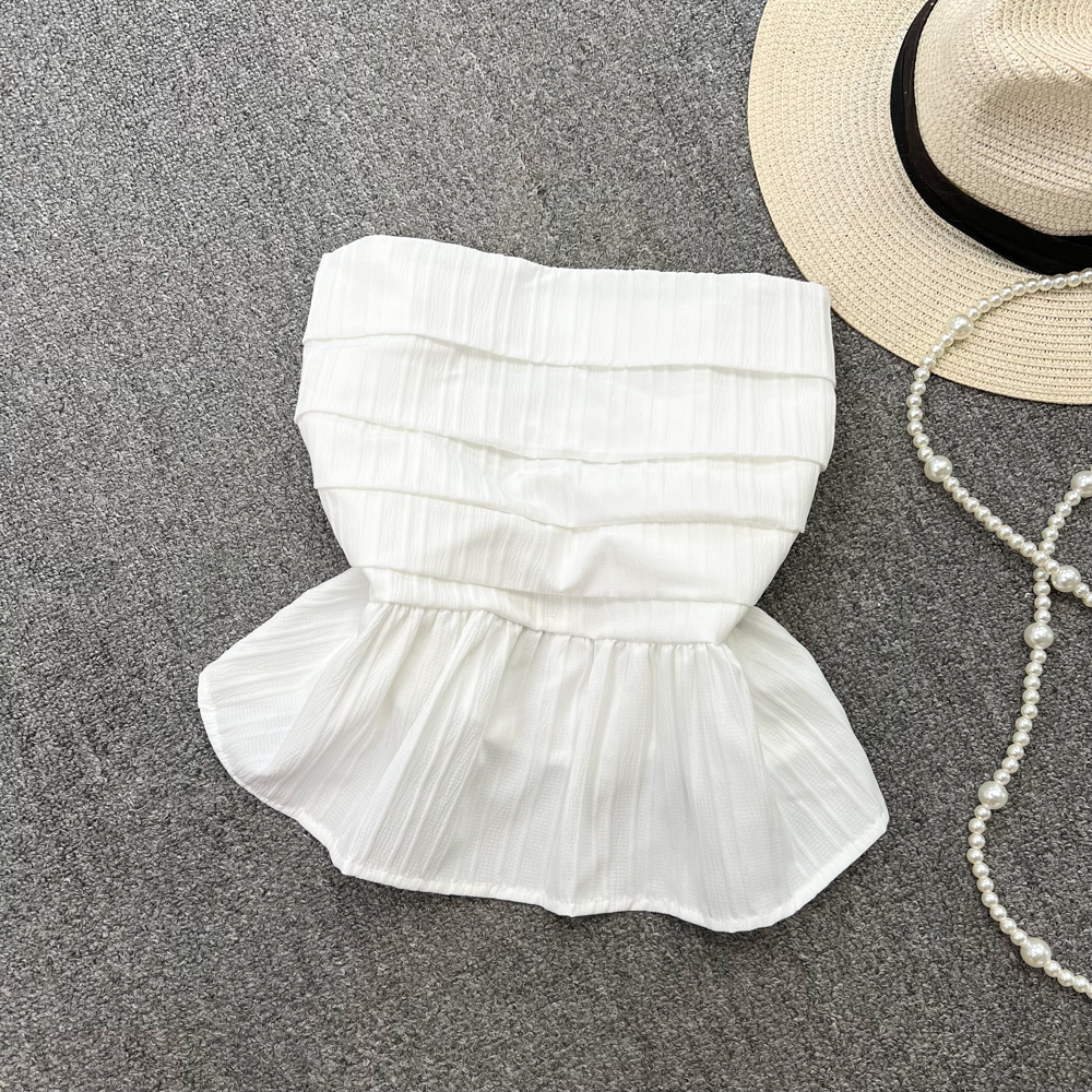 Summer Western style tops short unique vest for women