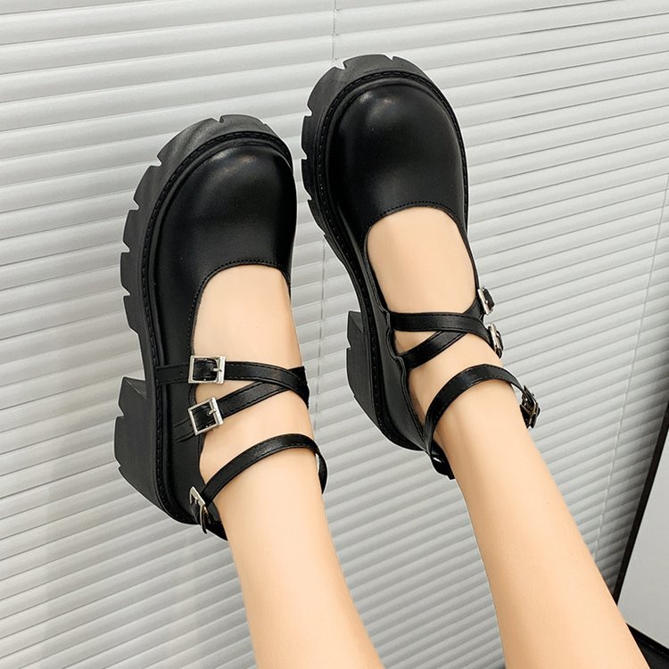 Small low leather shoes summer shoes for women