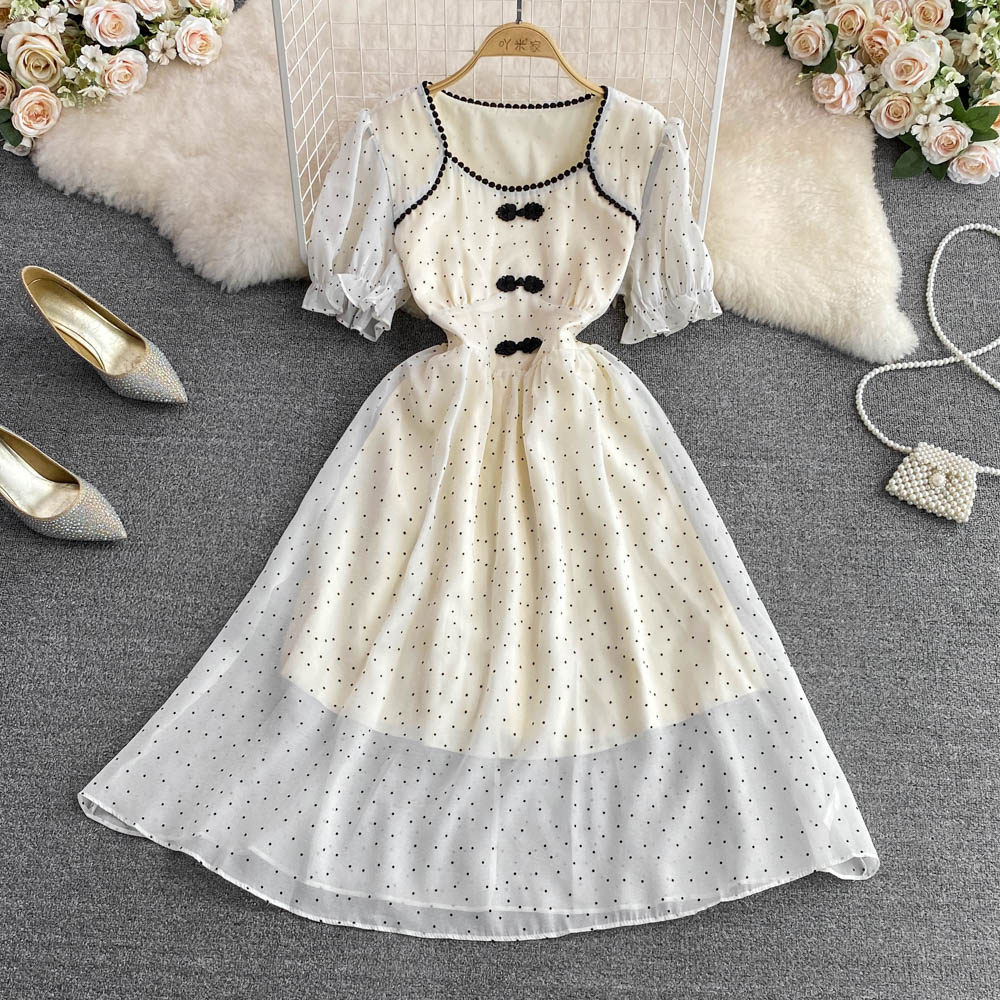 Retro Chinese style temperament dress for women