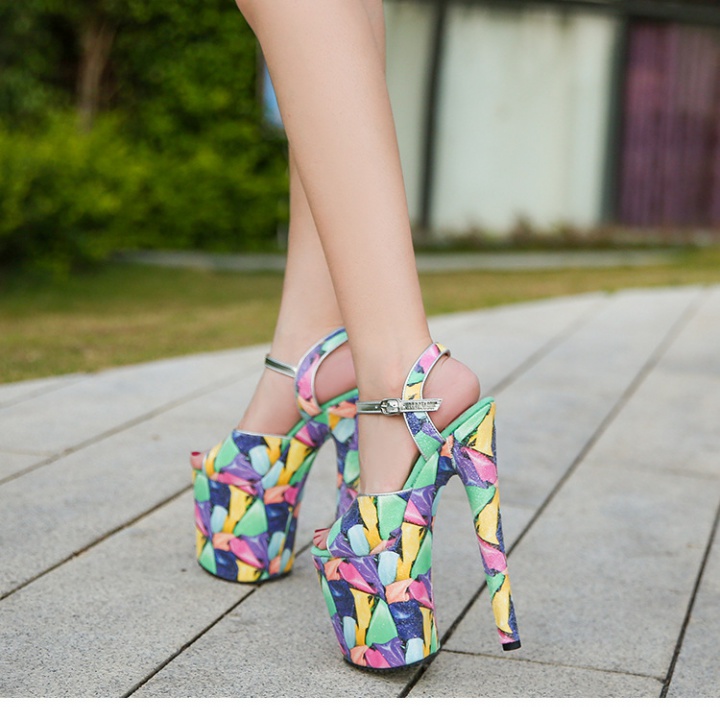 European style high-heeled shoes fine-root shoes