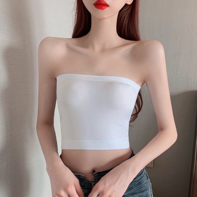 Not shoulder strap beauty back thin tops for women