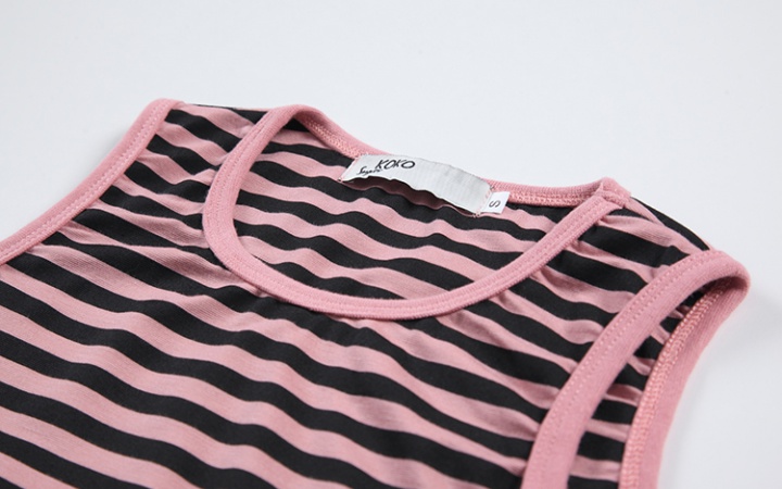 Stripe all-match vest slim summer T-shirt