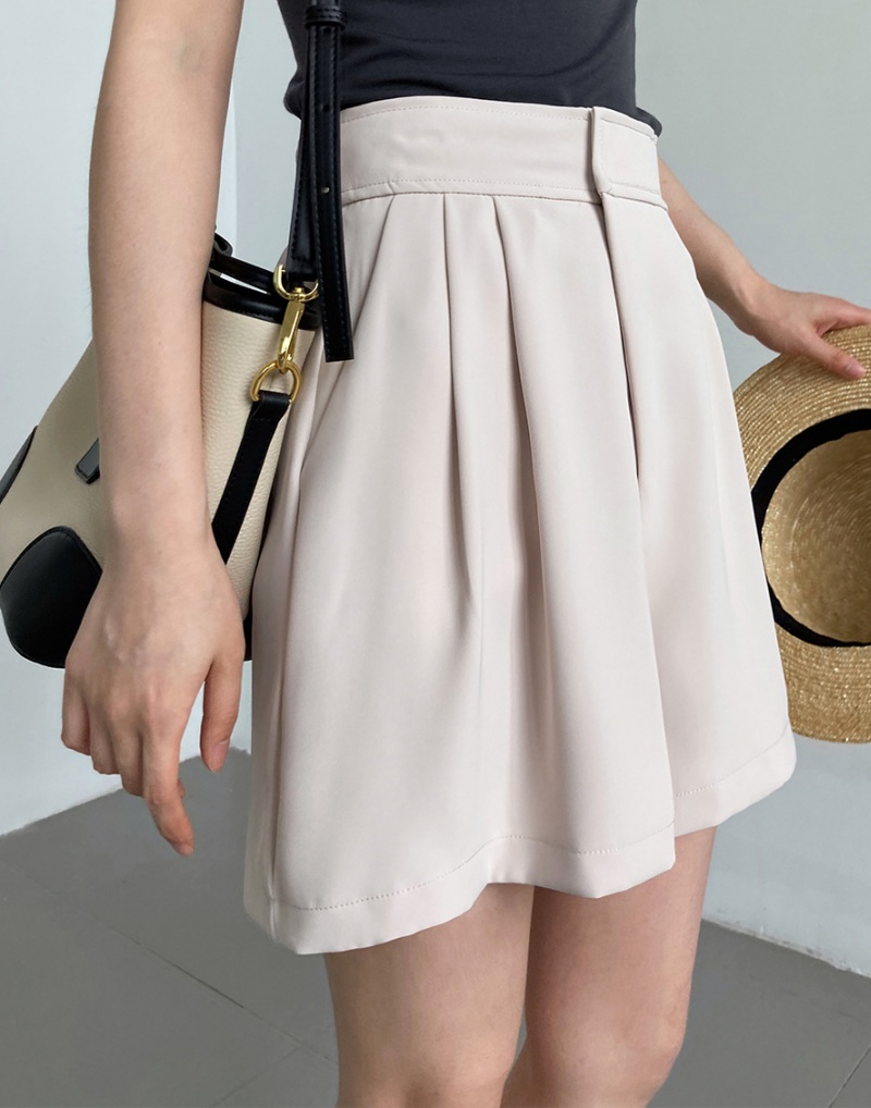 Korean style business suit shorts for women
