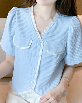 Fashion small shirt chiffon shirt for women
