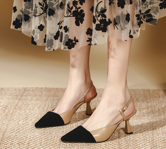 High-heeled shoes lady sandals for women