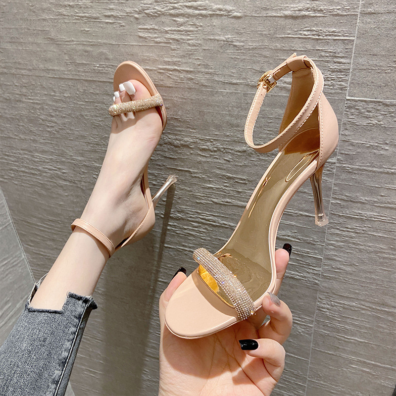 Summer Korean style sandals hasp high-heeled shoes for women