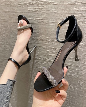 Summer Korean style sandals hasp high-heeled shoes for women