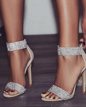 Rhinestone fashion stilettos sweet sandals for women