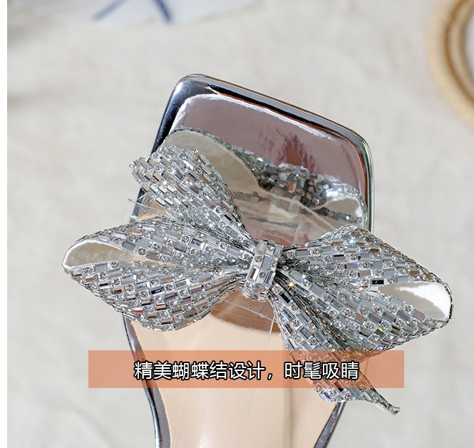 Thick high-heeled shoes open toe sandals for women