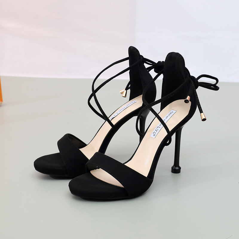 Broadcloth sexy fashion sandals high-heeled nightclub platform